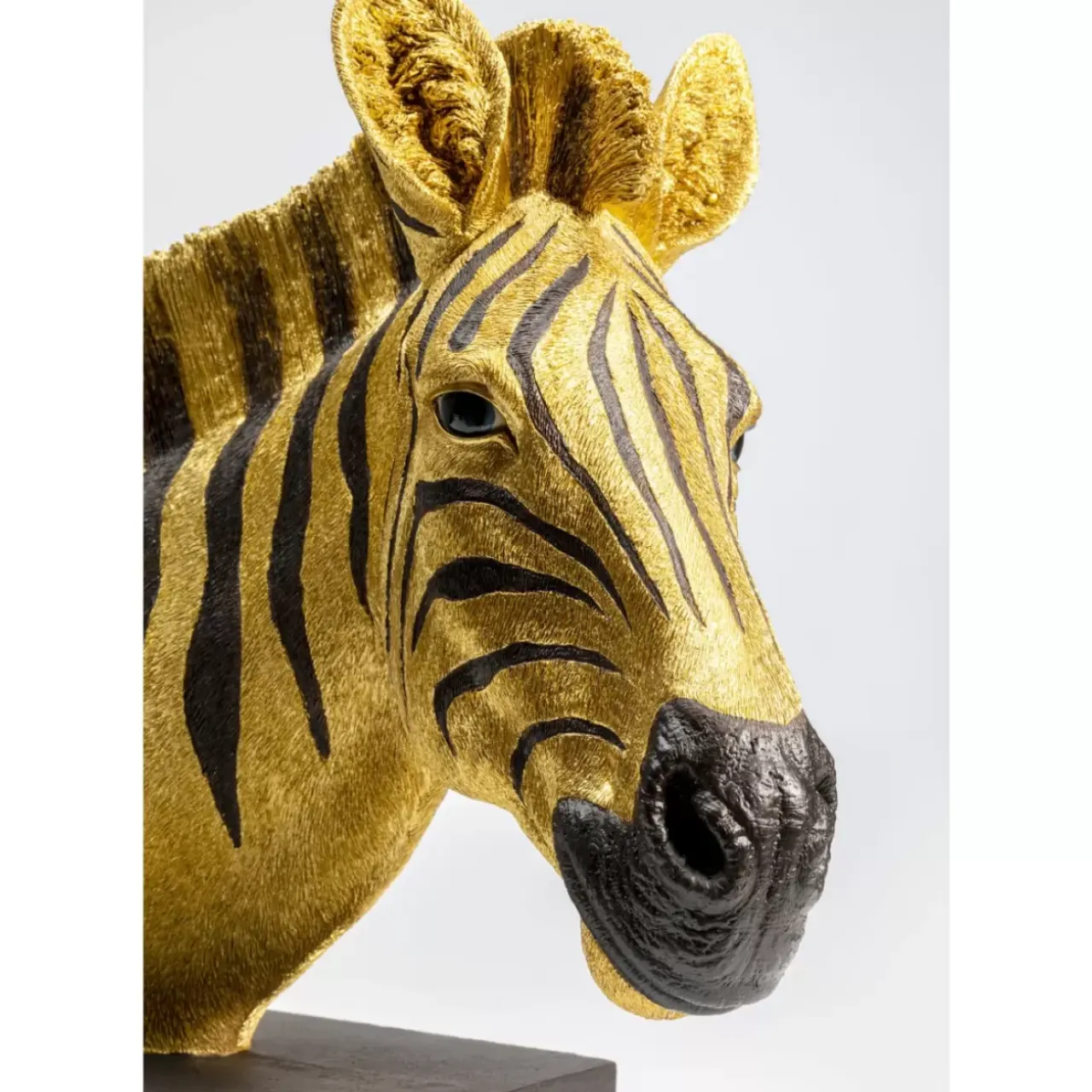 Deko & Geschenkartikel-KARE Design Deko Objekt Zebra Gold