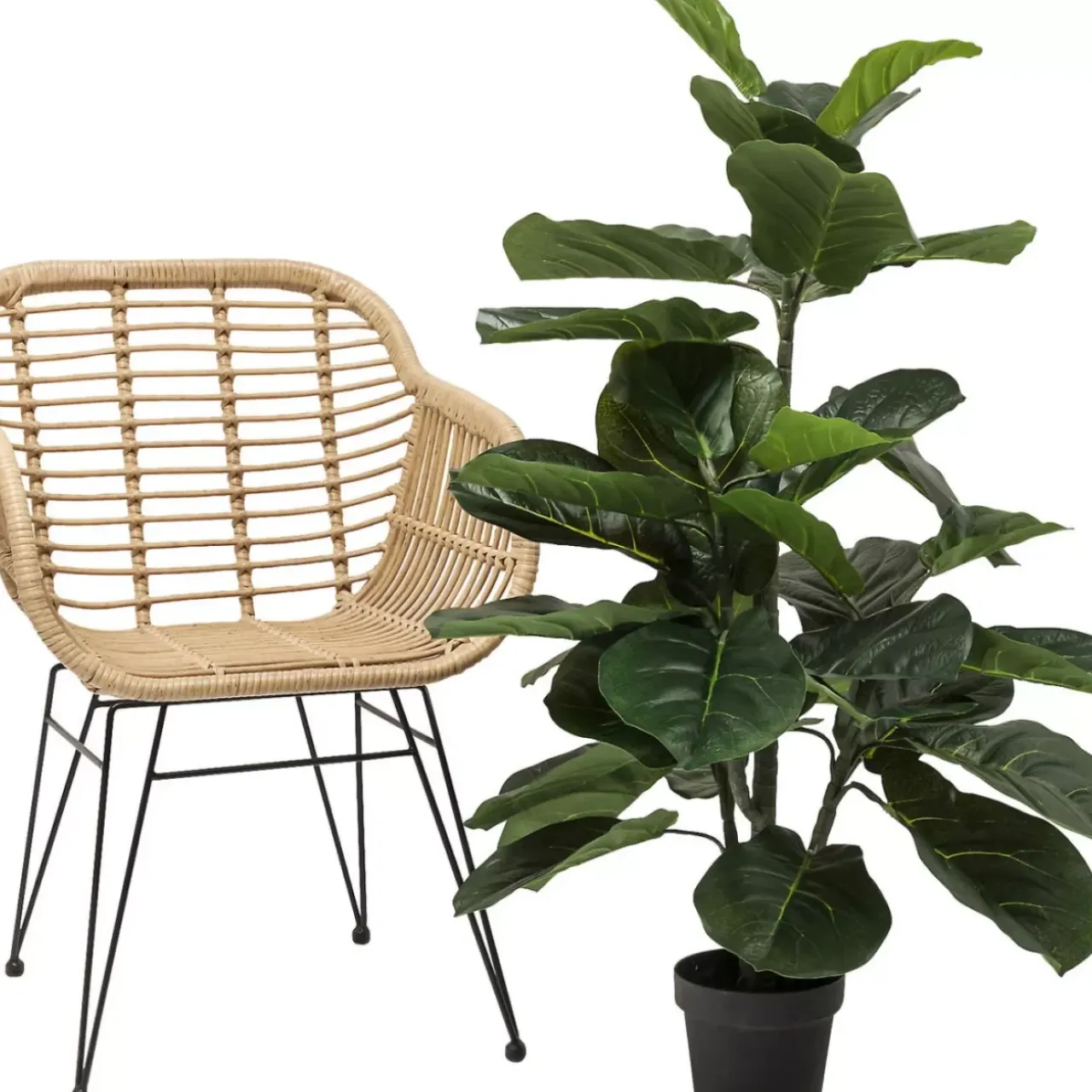 Deko & Geschenkartikel-KARE Design Deko Pflanze Fiddle Leaf 120Cm