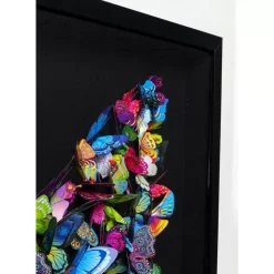 Bilder-KARE Design Deko Rahmen Farfalla 120X120Cm
