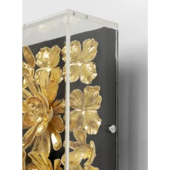 Bilder-KARE Design Deko Rahmen Gold Flower 80X80Cm