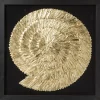 Bilder-KARE Design Deko Rahmen Golden Snail 120X120Cm