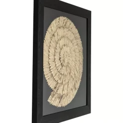 Bilder-KARE Design Deko Rahmen Golden Snail 120X120Cm