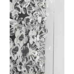 Bilder-KARE Design Deko Rahmen Silver Flower 100X100Cm