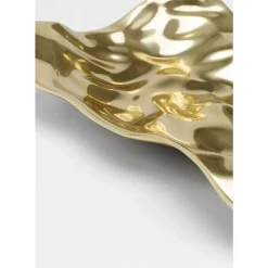 Deko & Geschenkartikel-KARE Design Deko Schale Jade Gold 31X29Cm