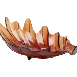 Deko & Geschenkartikel-KARE Design Deko Schale Leaf Rot 14Cm