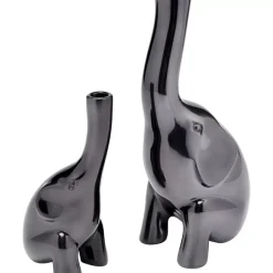 Vasen-KARE Design Deko Vase Buddy Anthrazit (2/Set)