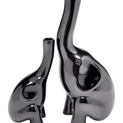 Vasen-KARE Design Deko Vase Buddy Anthrazit (2/Set)