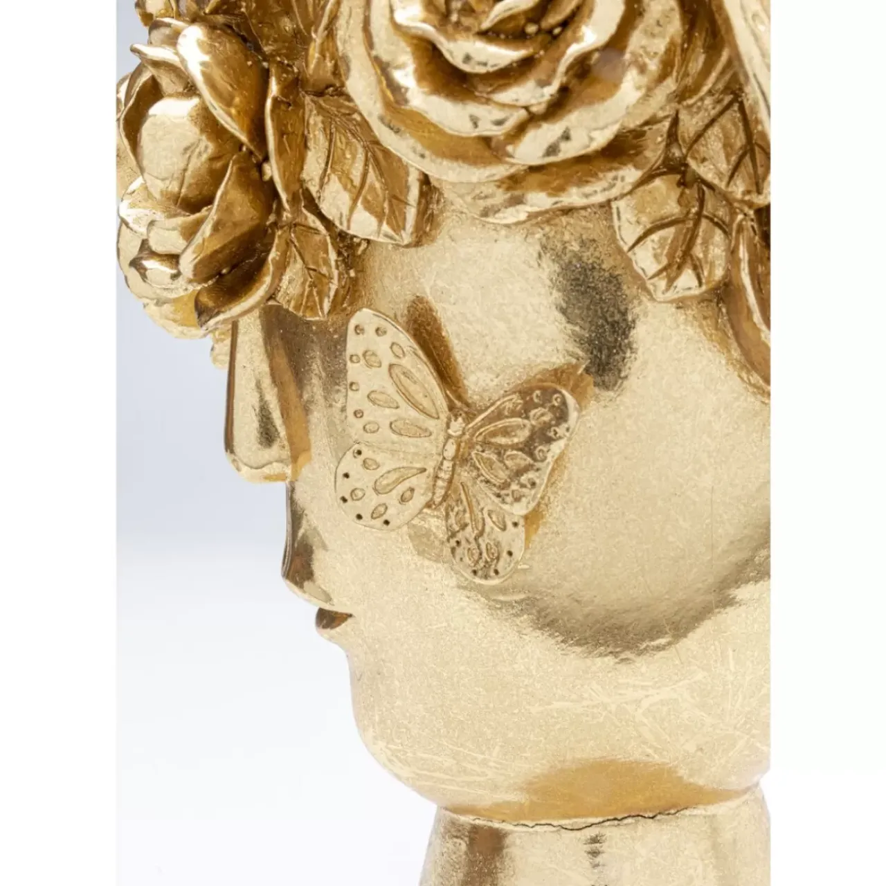 Vasen-KARE Design Deko Vase Flowercrown Gold 20Cm