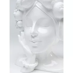Vasen-KARE Design Deko Vase Fruity Weis 29Cm