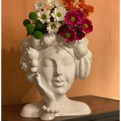 Vasen-KARE Design Deko Vase Fruity Weis 29Cm