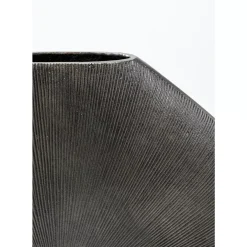 Vasen-KARE Design Deko Vase Sacramento Beam Silber Antik 58Cm