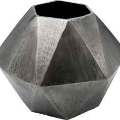 Vasen-KARE Design Deko Vase Sacramento Silber Antik 24Cm