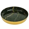 Geschirr & Tischaccessoires-KARE Design Dekoschale Marmoroptik,Eisen
