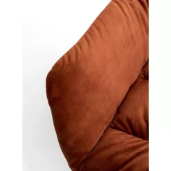 Sessel-KARE Design Drehsessel Bristol Rostrot