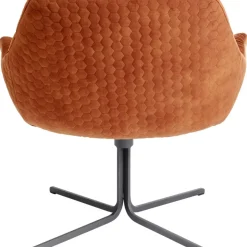 Sessel-KARE Design Drehsessel Bristol Rostrot
