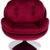 Sessel-KARE Design Drehsessel Cosy Berry