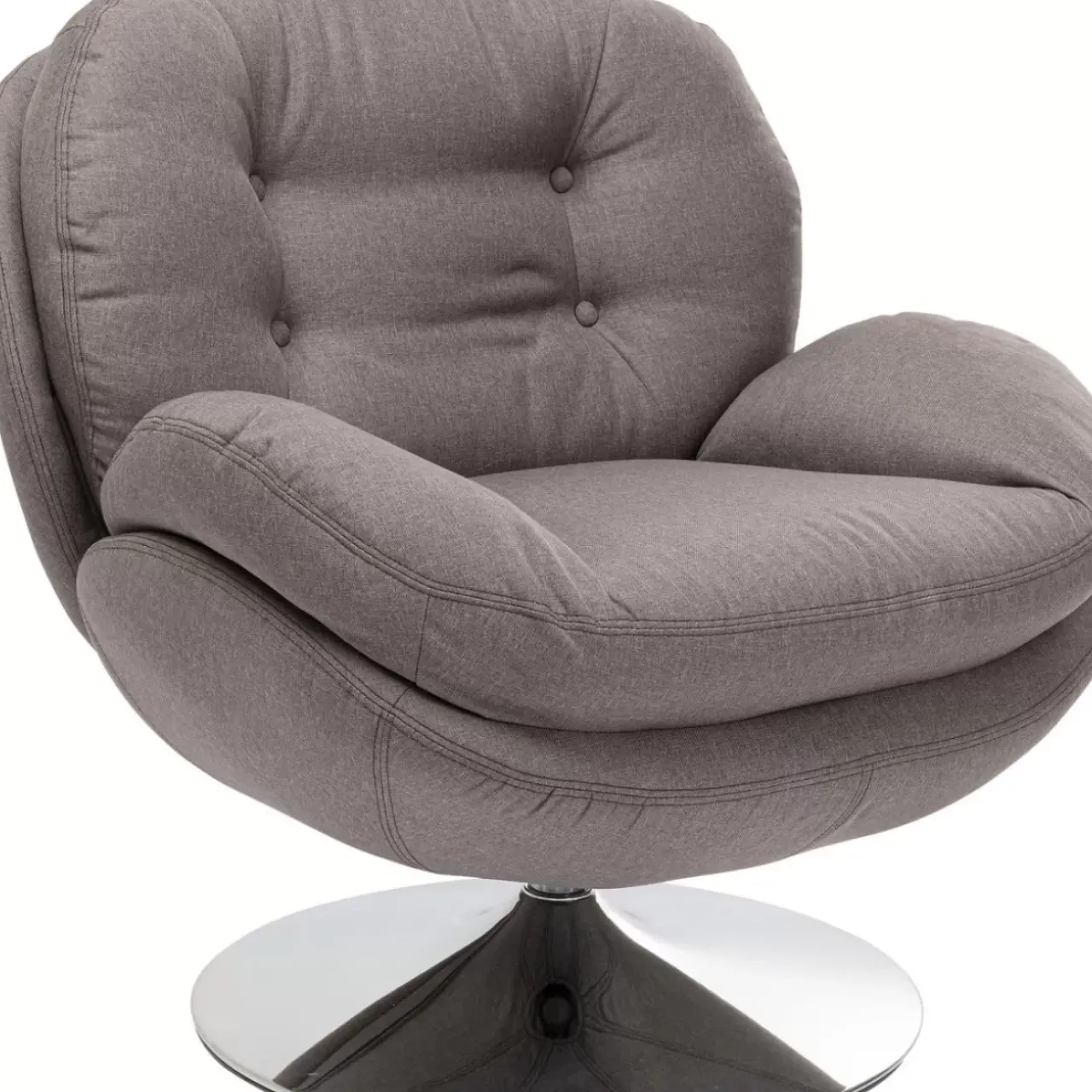 Sessel-KARE Design Drehsessel Cosy Grau
