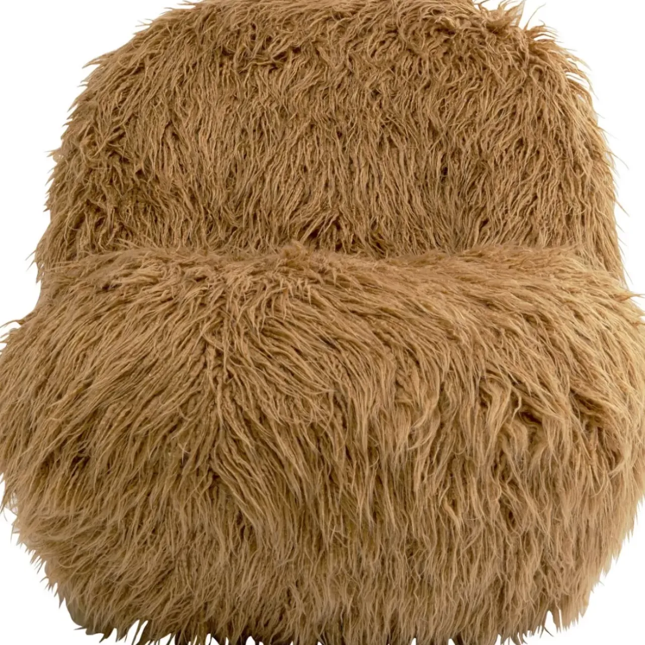 Sessel-KARE Design Drehsessel Fluffy Beige
