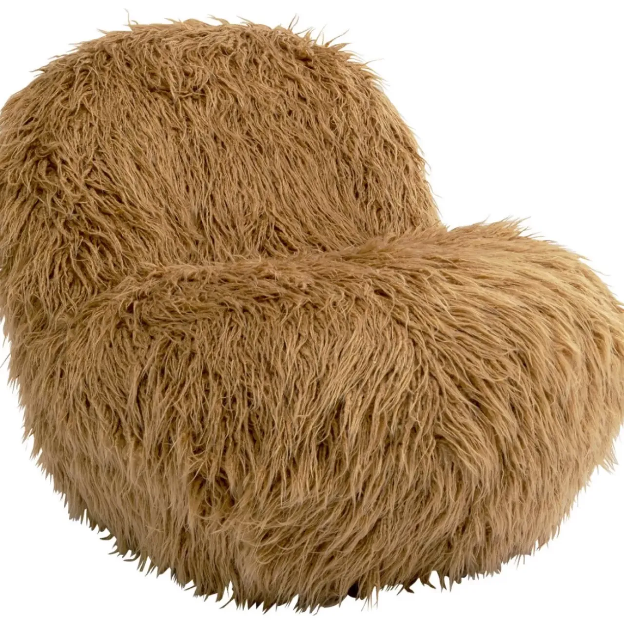 Sessel-KARE Design Drehsessel Fluffy Beige