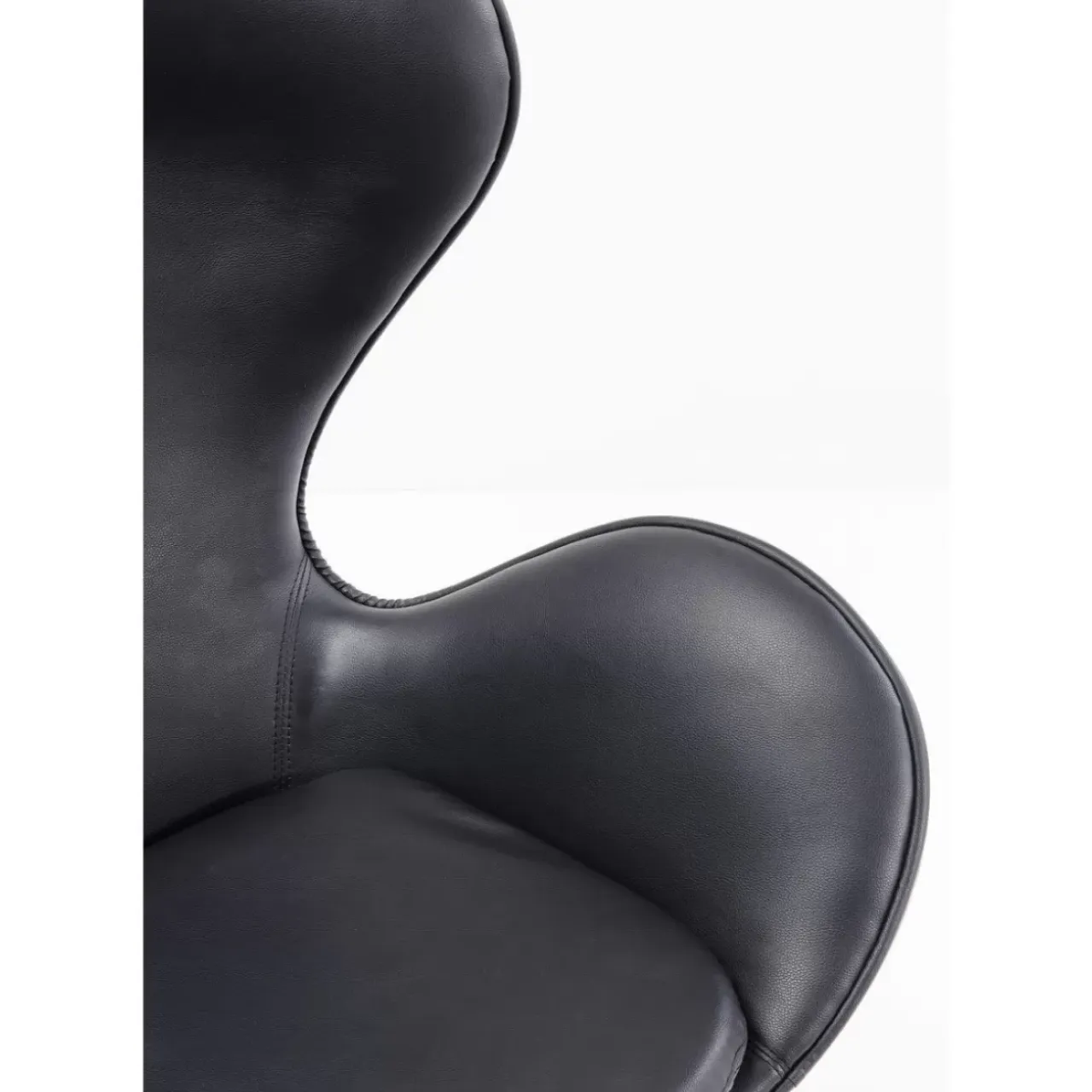 Sessel-KARE Design Drehsessel Lounge Black Walnut