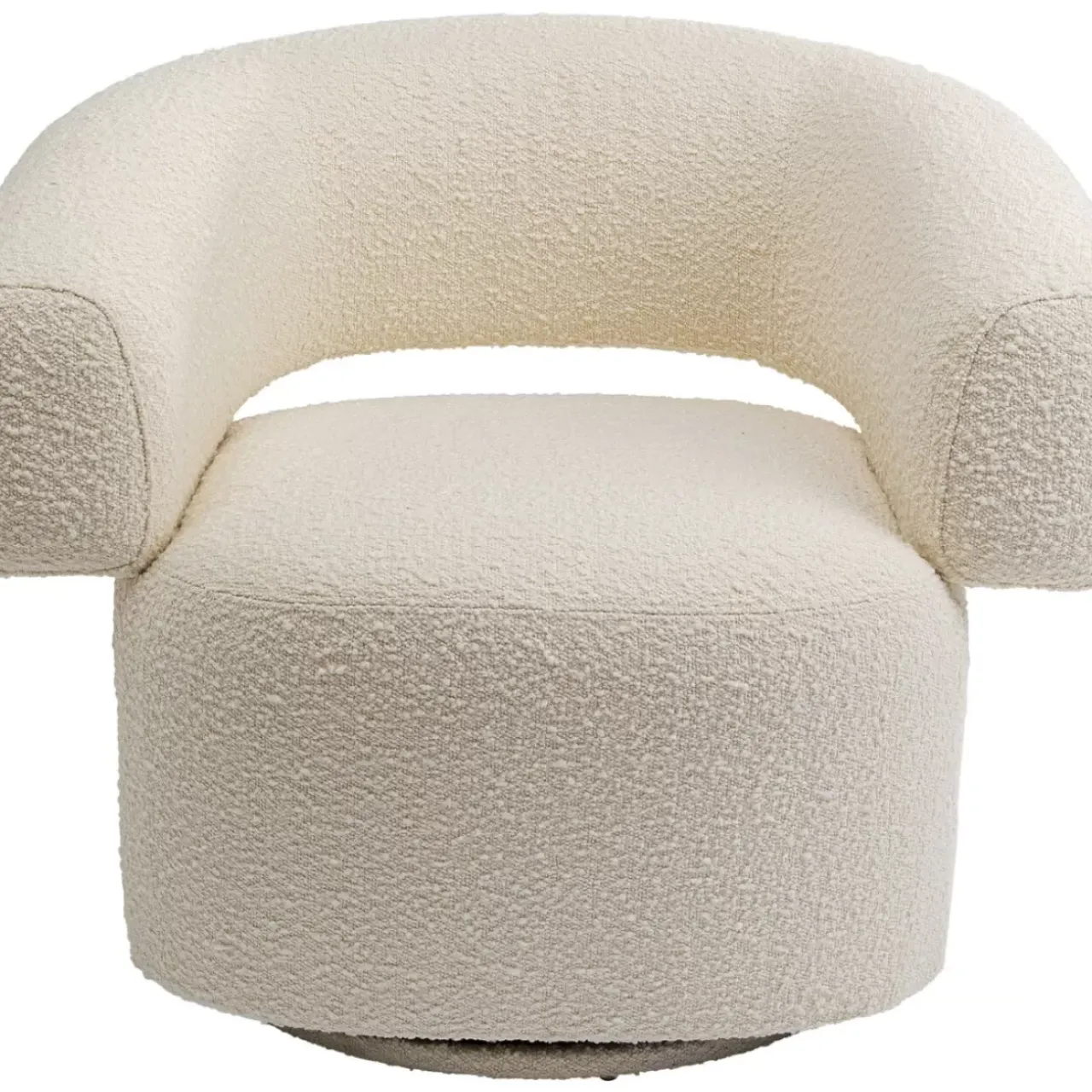 Sessel-KARE Design Drehsessel Maye Creme