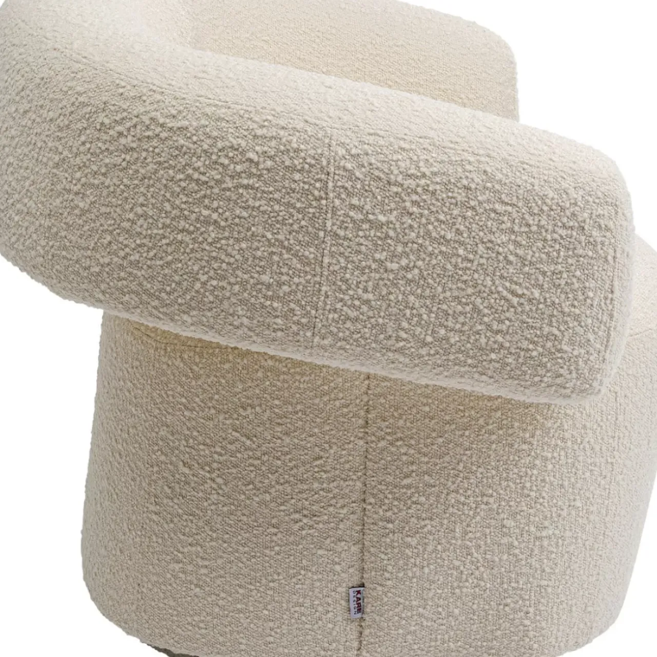 Sessel-KARE Design Drehsessel Maye Creme