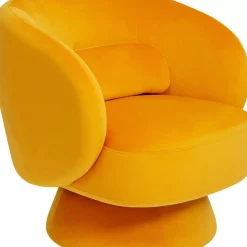 Sessel-KARE Design Drehsessel Orion Gelb