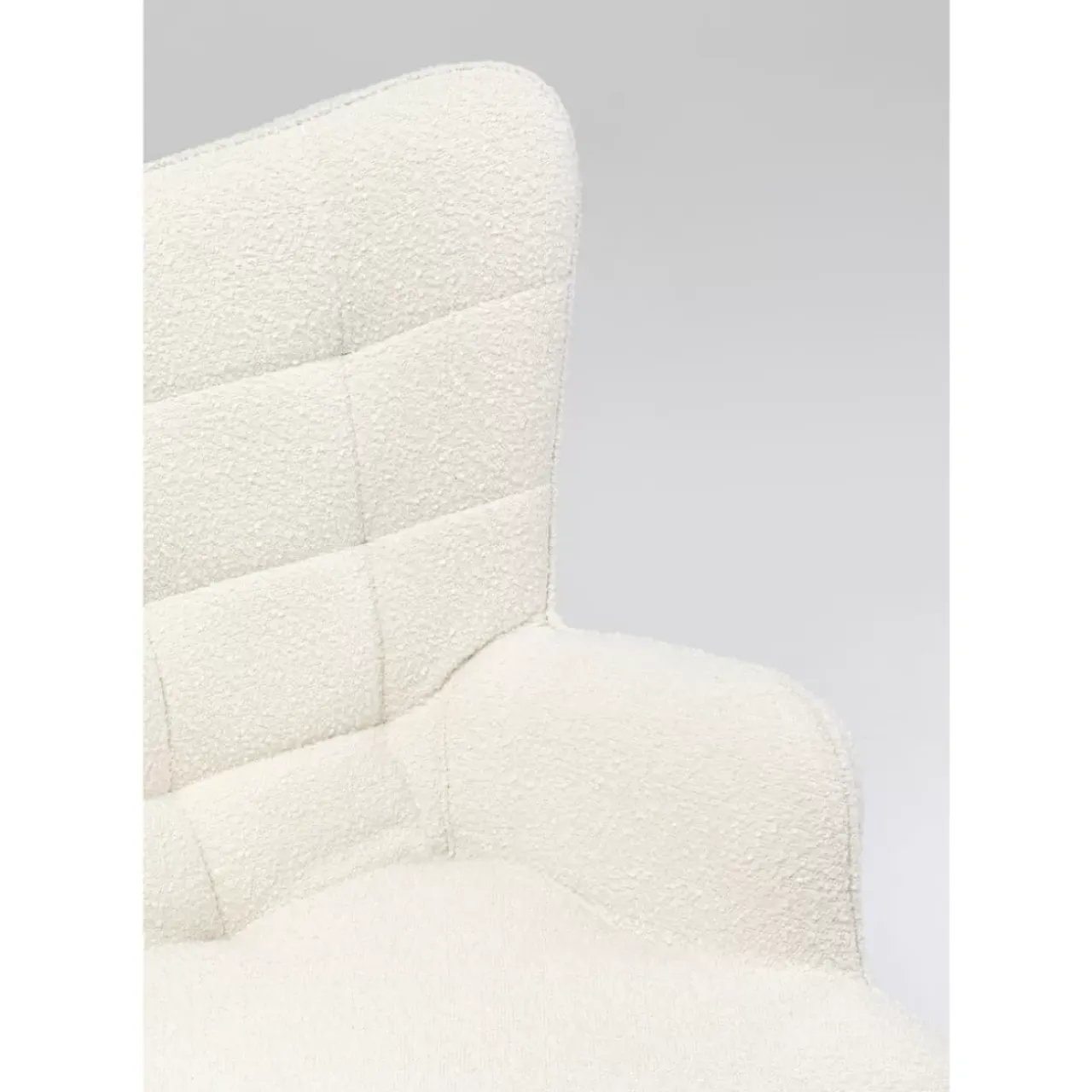 Sessel-KARE Design Drehsessel Oscar Boucle Creme