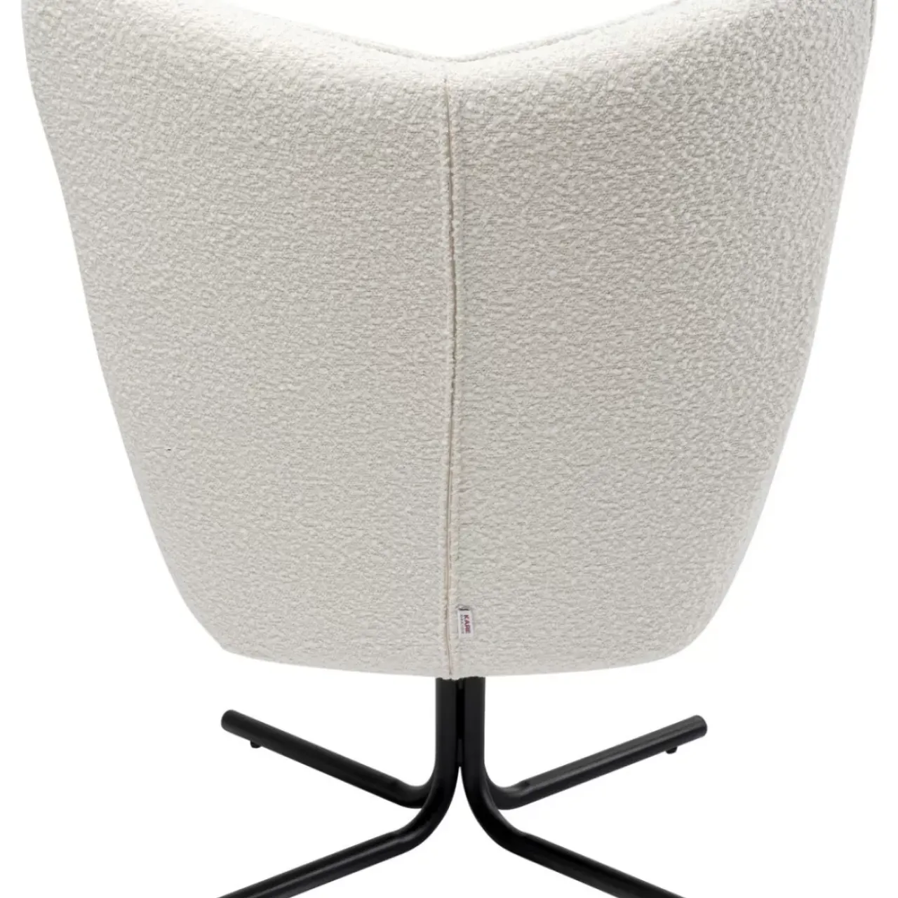 Sessel-KARE Design Drehsessel Oscar Boucle Creme