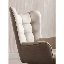 Sessel-KARE Design Drehsessel Oscar Creme