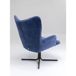 Sessel-KARE Design Drehsessel Oscar Denim
