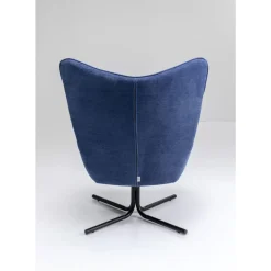 Sessel-KARE Design Drehsessel Oscar Denim
