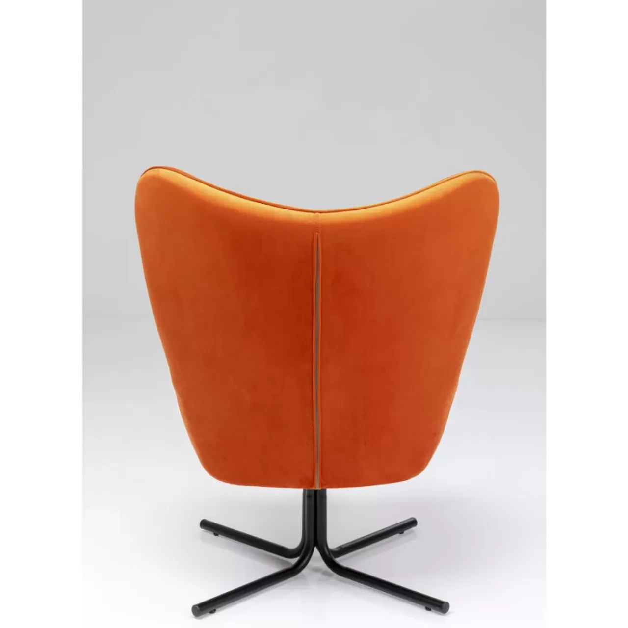 Sessel-KARE Design Drehsessel Oscar Velvet Orange