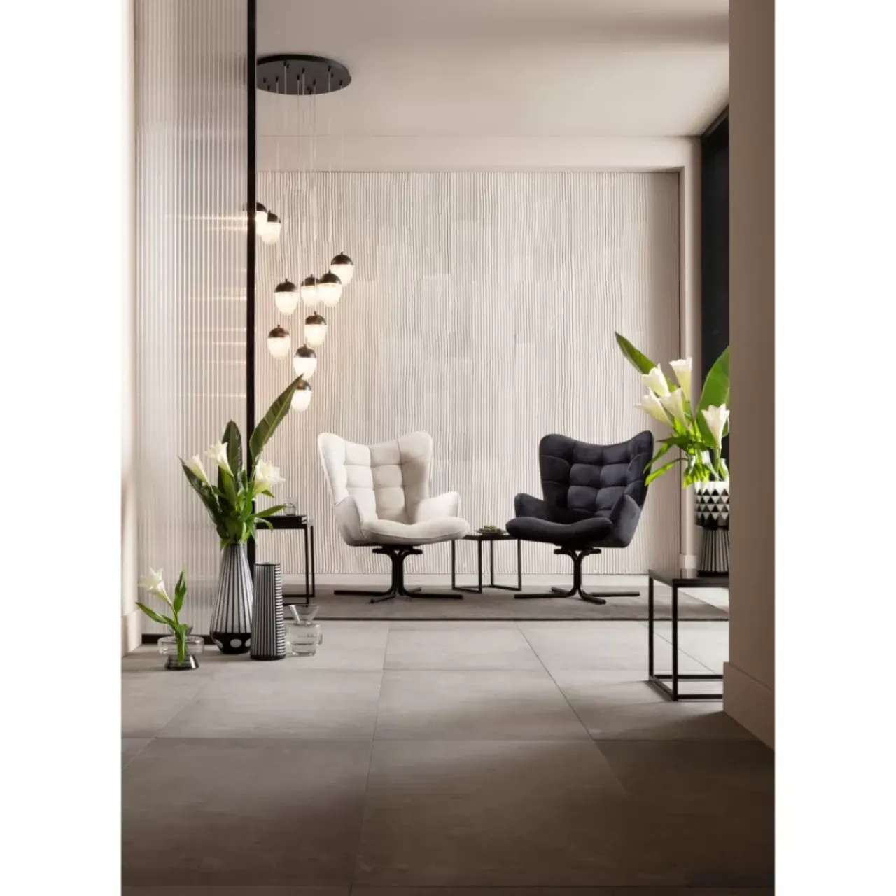 Sessel-KARE Design Drehsessel Oscar Velvet Schwarz