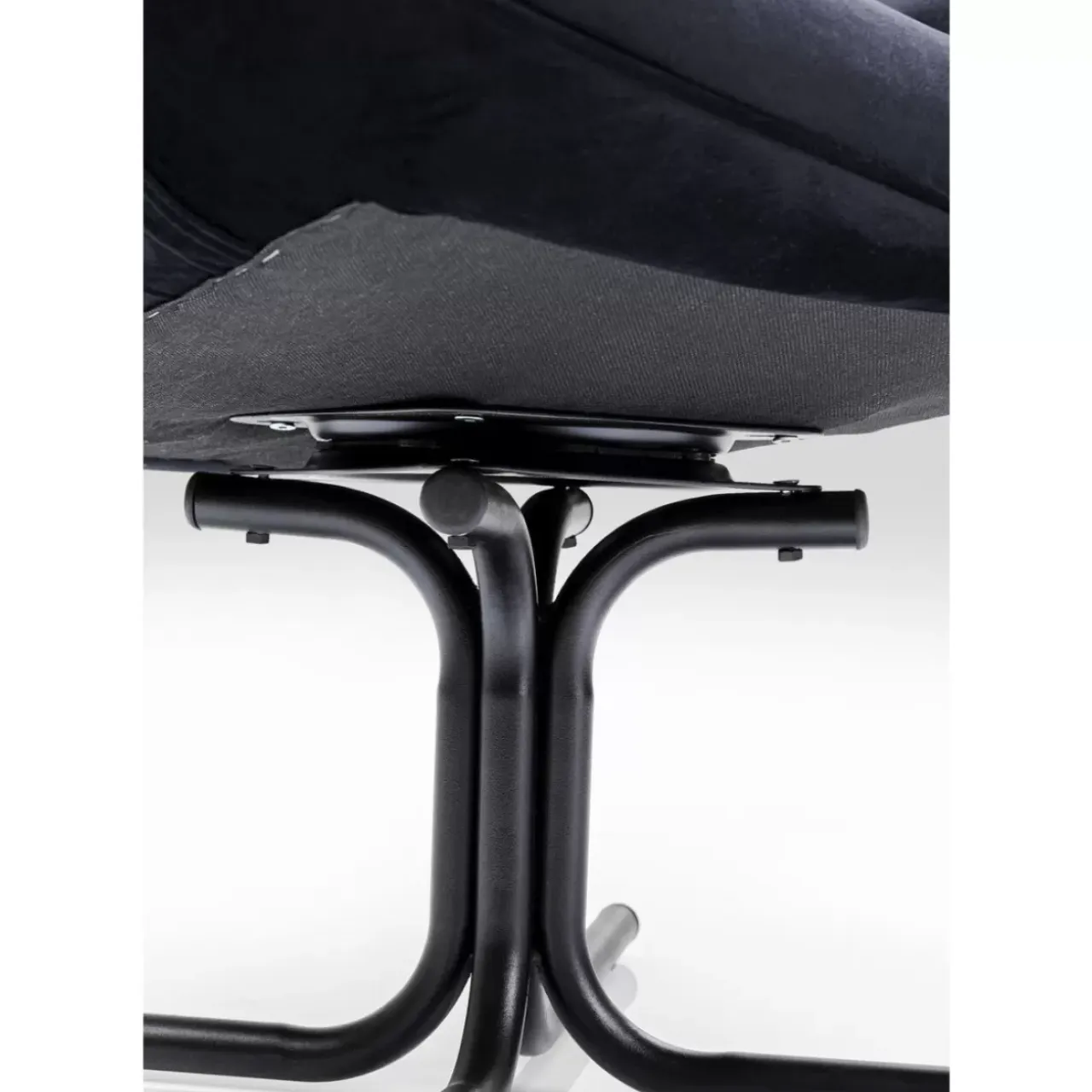 Sessel-KARE Design Drehsessel Oscar Velvet Schwarz