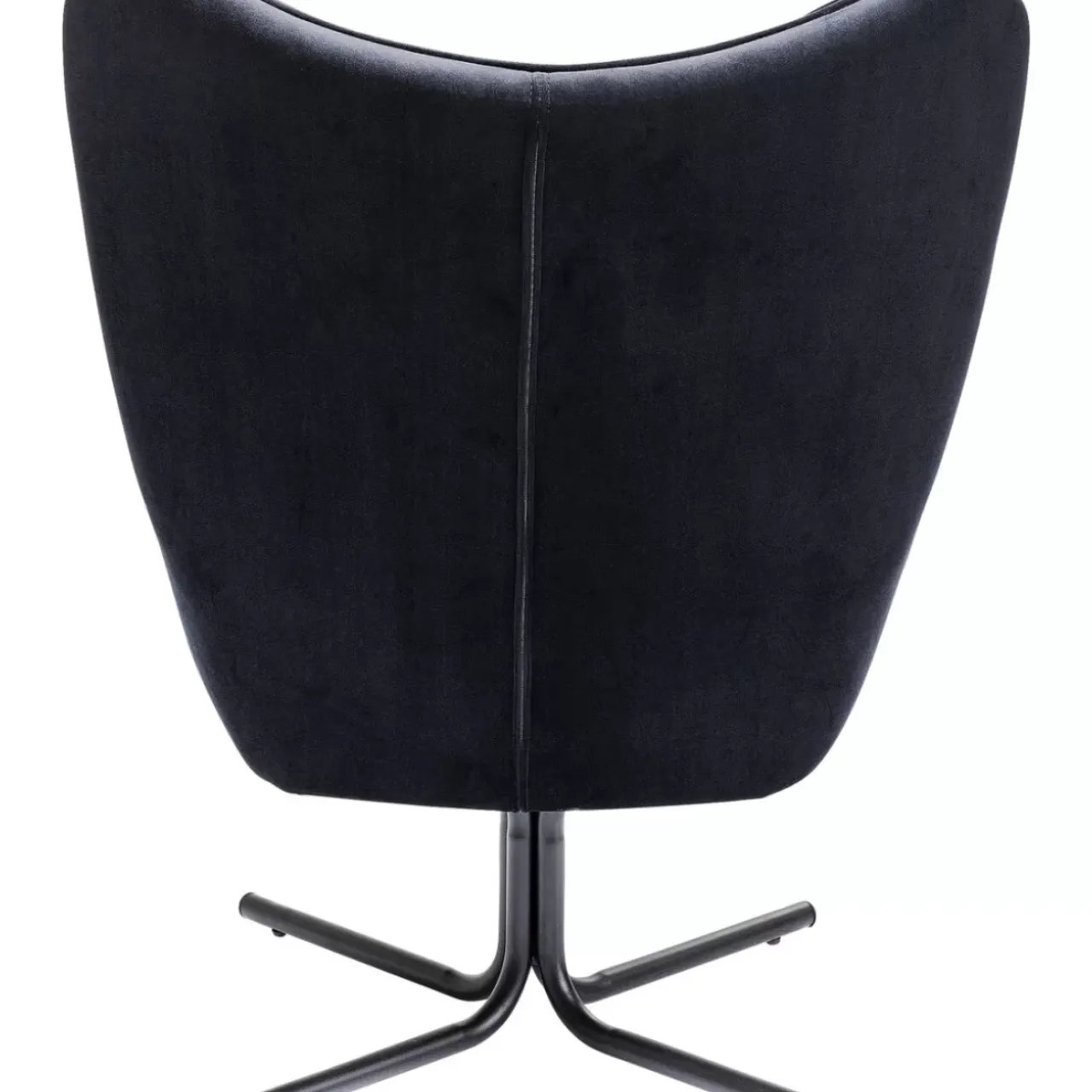 Sessel-KARE Design Drehsessel Oscar Velvet Schwarz