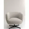 Sessel-KARE Design Drehsessel Peony Grau