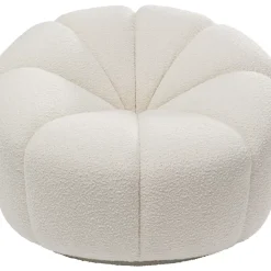 Sessel-KARE Design Drehsessel Peppo Lounge Weis
