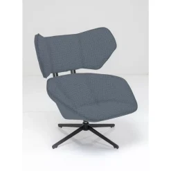 Sessel-KARE Design Drehsessel Toledo Dunkelblau