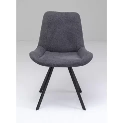 Stühle-KARE Design Drehstuhl Baron Grau
