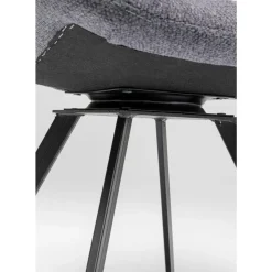 Stühle-KARE Design Drehstuhl Baron Grau