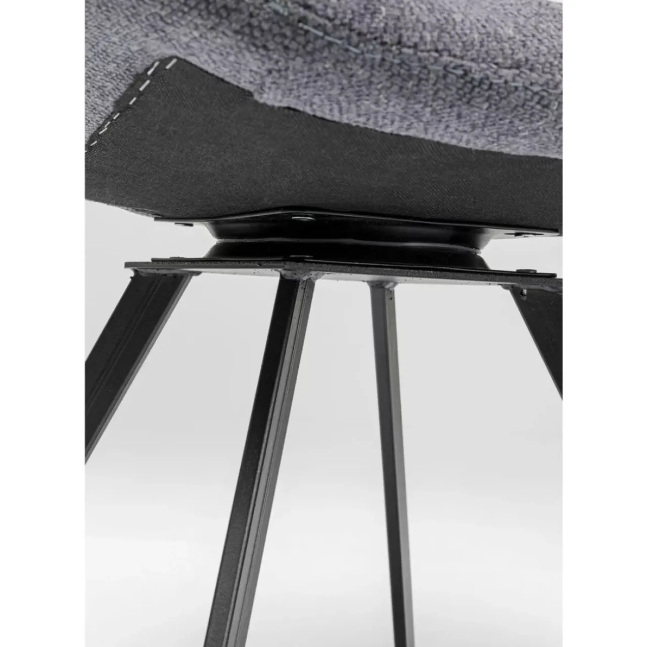 Stühle-KARE Design Drehstuhl Baron Grau