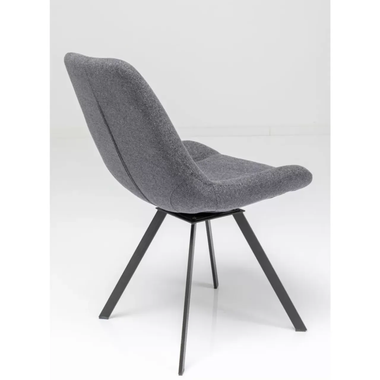Stühle-KARE Design Drehstuhl Baron Grau