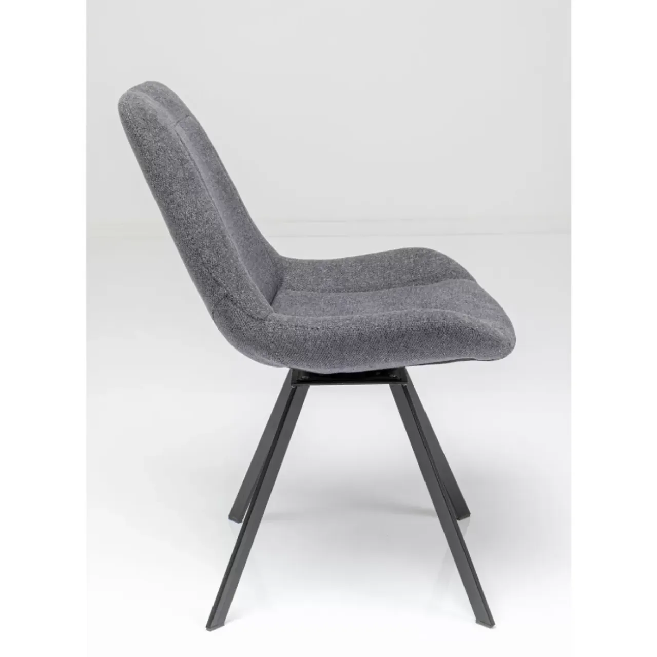 Stühle-KARE Design Drehstuhl Baron Grau