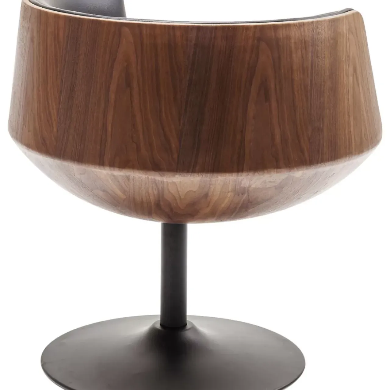 Stühle-KARE Design Drehstuhl Club Walnut