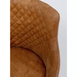 Stühle-KARE Design Drehstuhl Coco Braun