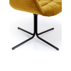 Stühle-KARE Design Drehstuhl Colmar Gelb