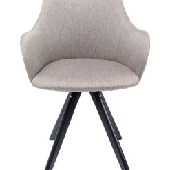 Stühle-KARE Design Drehstuhl Lady Loco Taupe