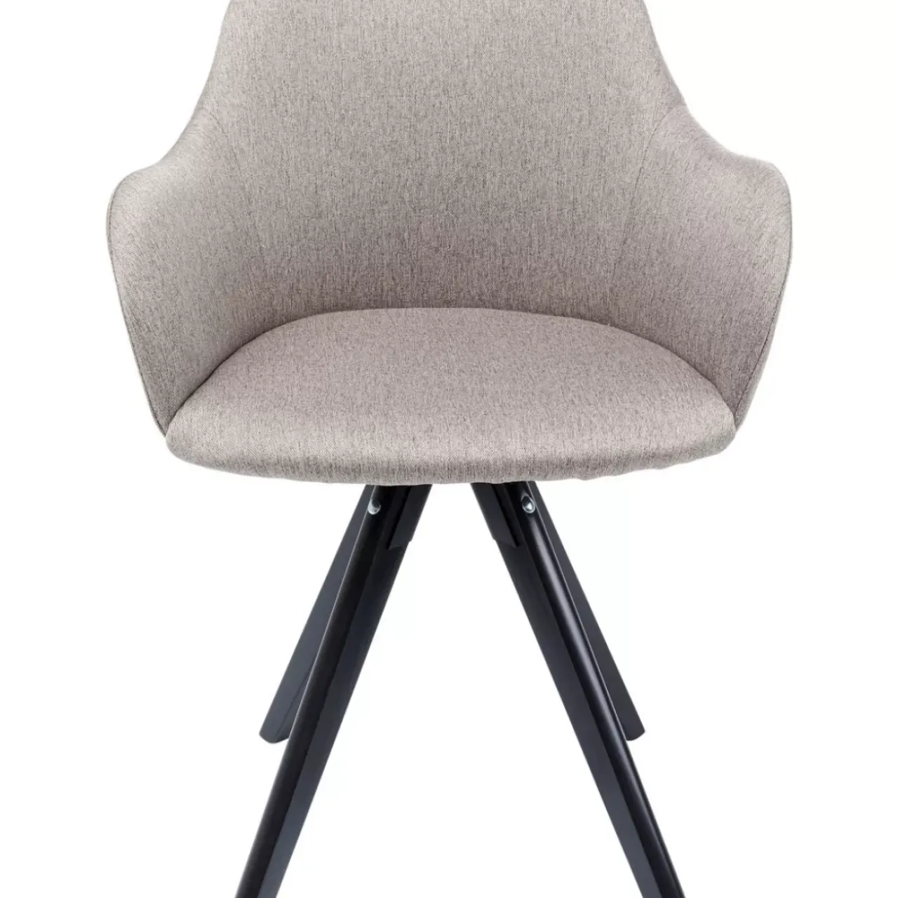 Stühle-KARE Design Drehstuhl Lady Loco Taupe