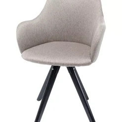 Stühle-KARE Design Drehstuhl Lady Loco Taupe